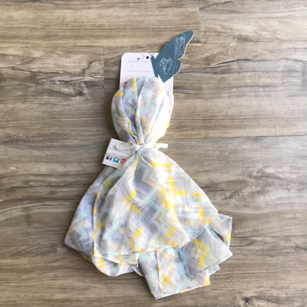 NWT papillon scarf/coverup